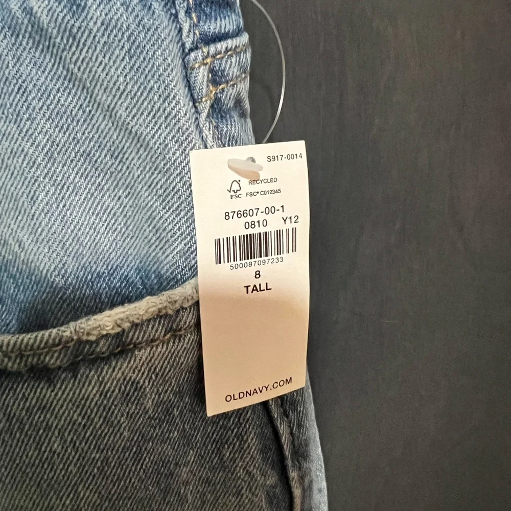 Old Navy Slouchy Straight Jean Tall - Picture 3 of 7